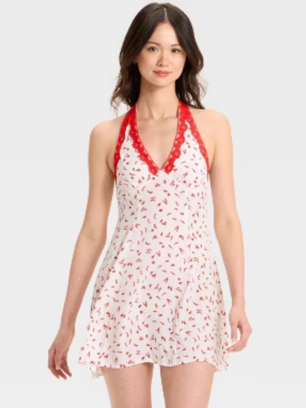 Wild Fable Chili Pepper Halter Dress